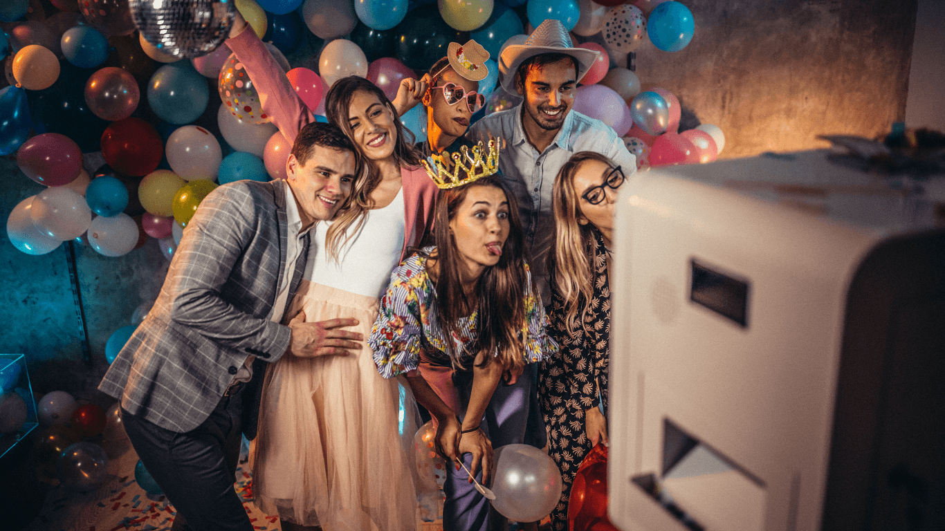 Fotobox auf einem Event