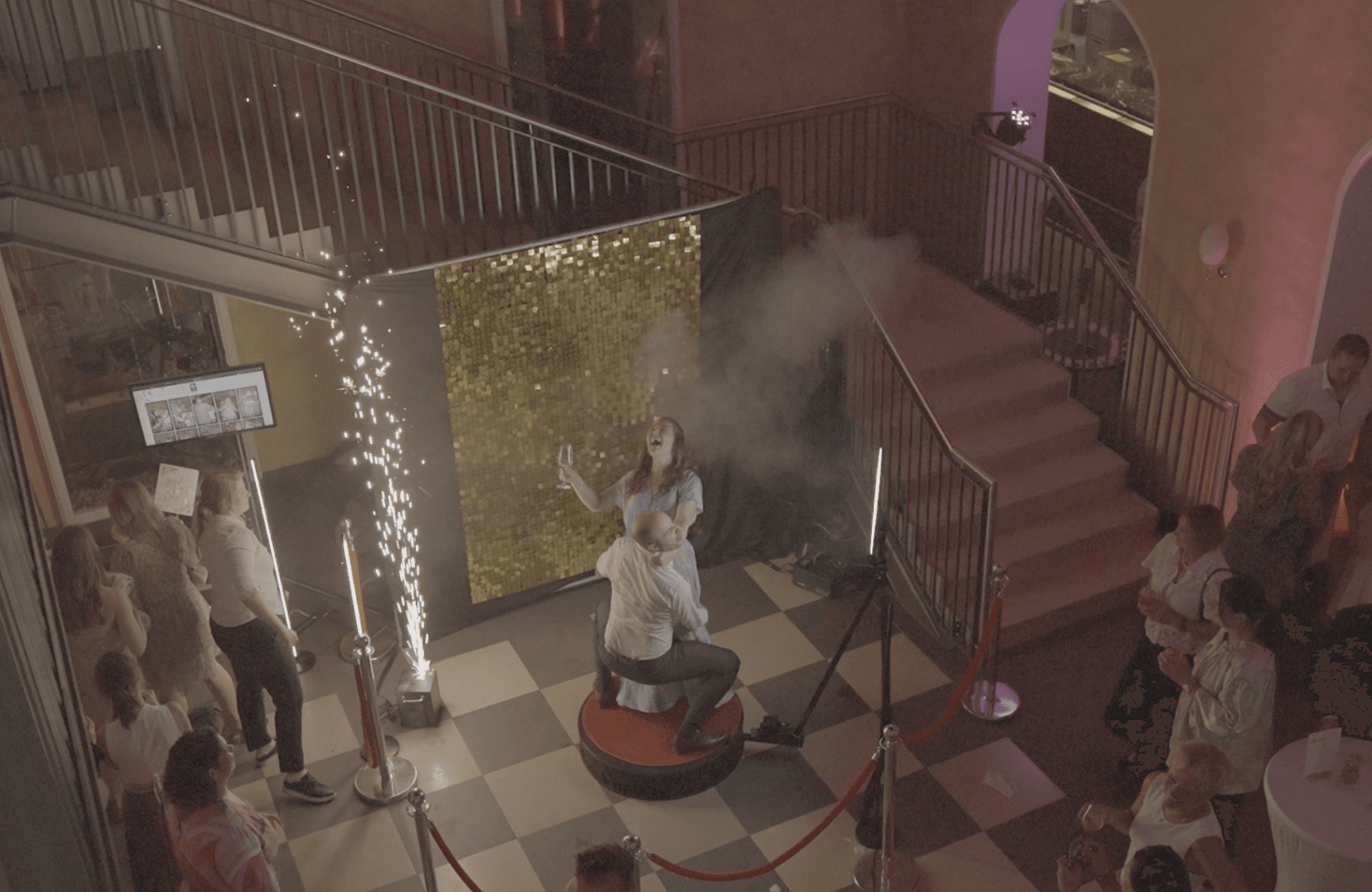 360° Photo Booth auf einem Event