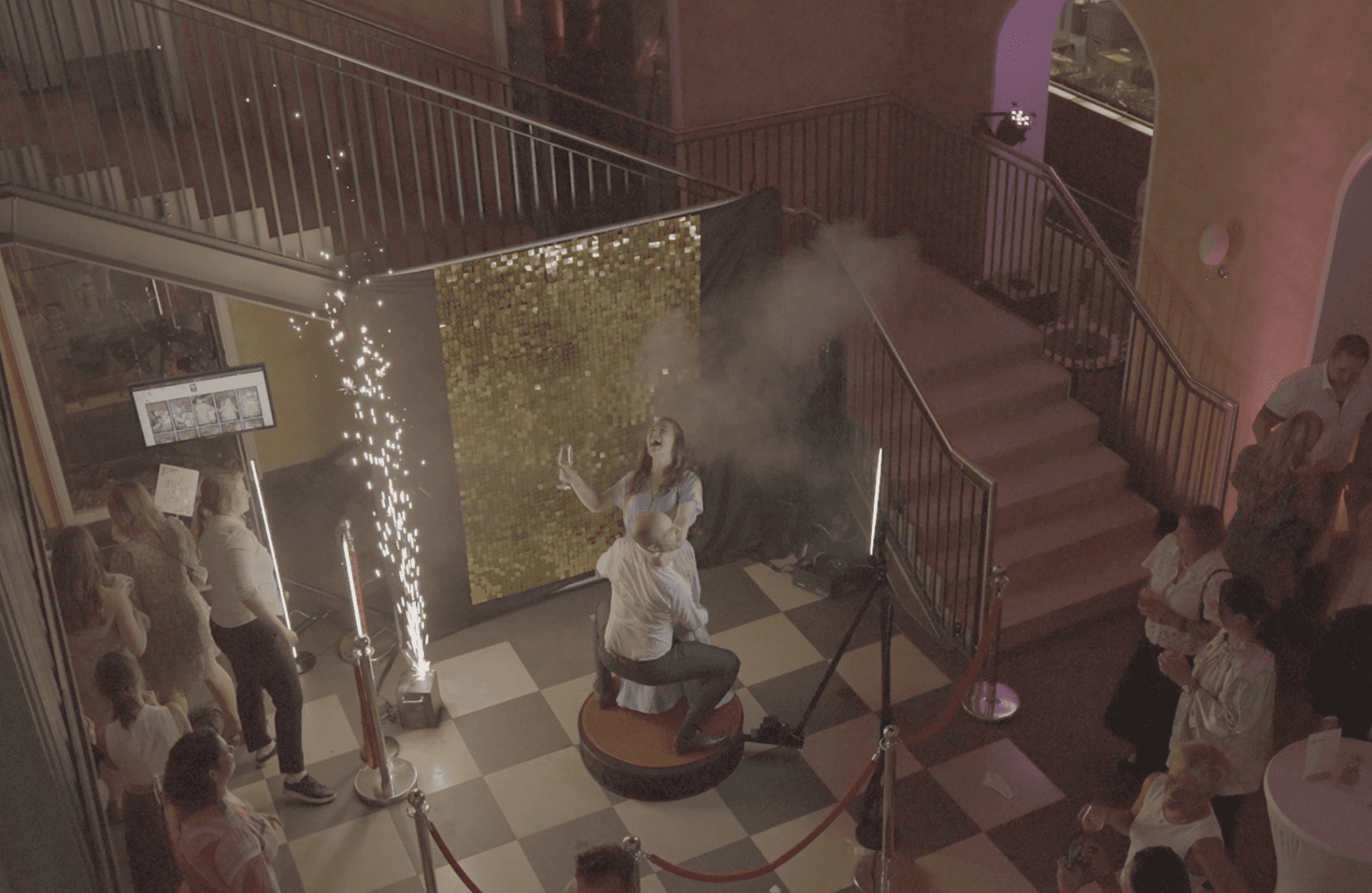 360° Photo Booth im Eventeinsatz